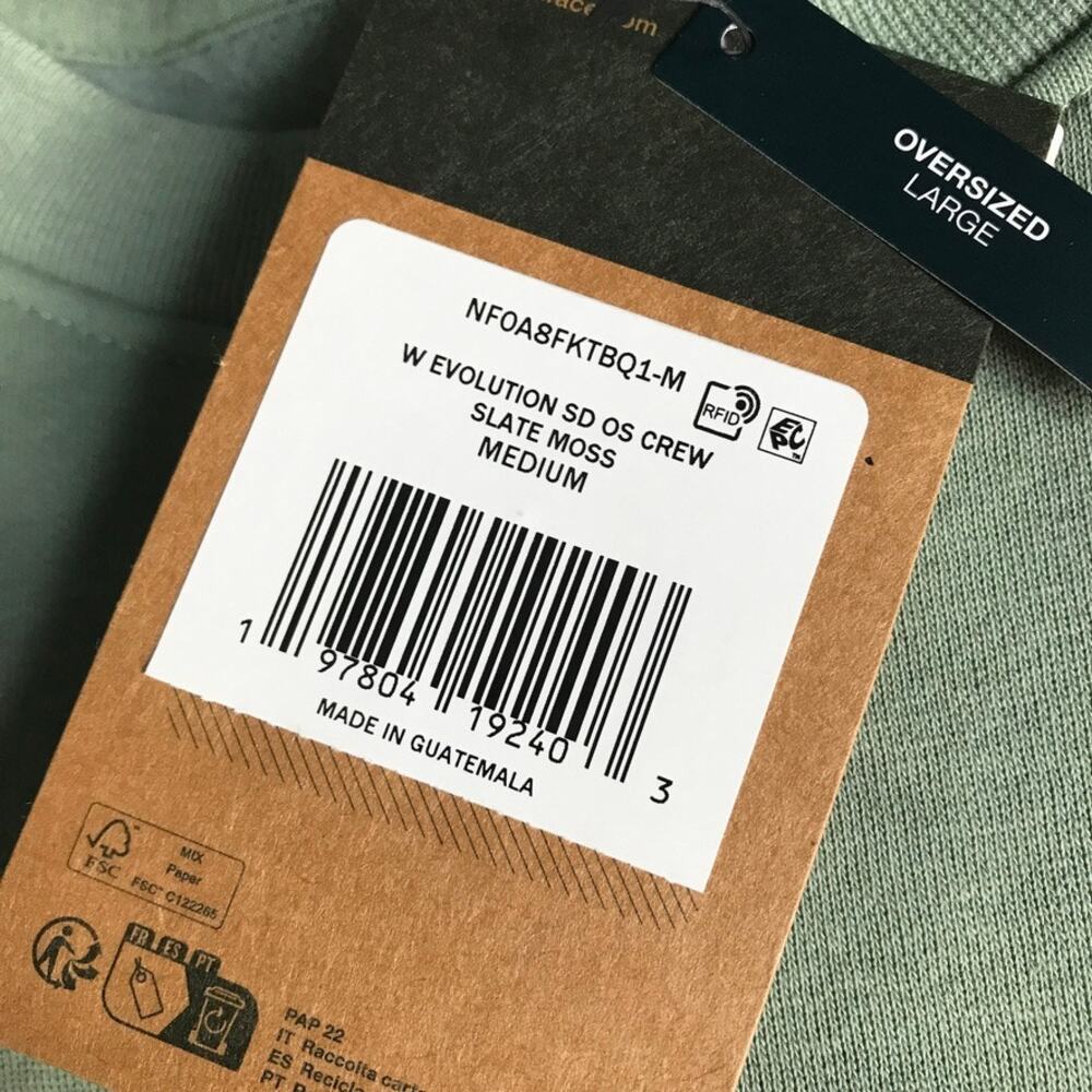 North Face Evolution Simple Dome Oversized Crew s… - image 8